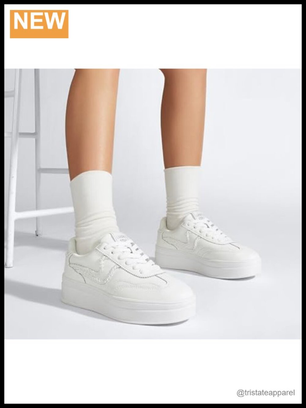 Genuine Leather Suede Platform Fashion Sneakers Thick Sole Walking Shoes - Picture 2 of 6